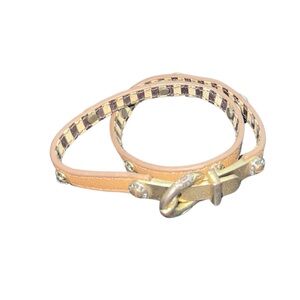 Henri Bendel leather wrap bracelet